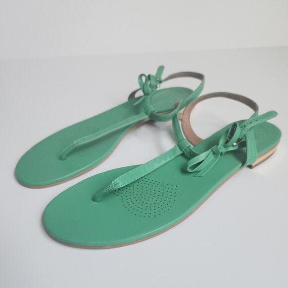 Corso Como Leather Thong Sandals - Picture 1 of 10